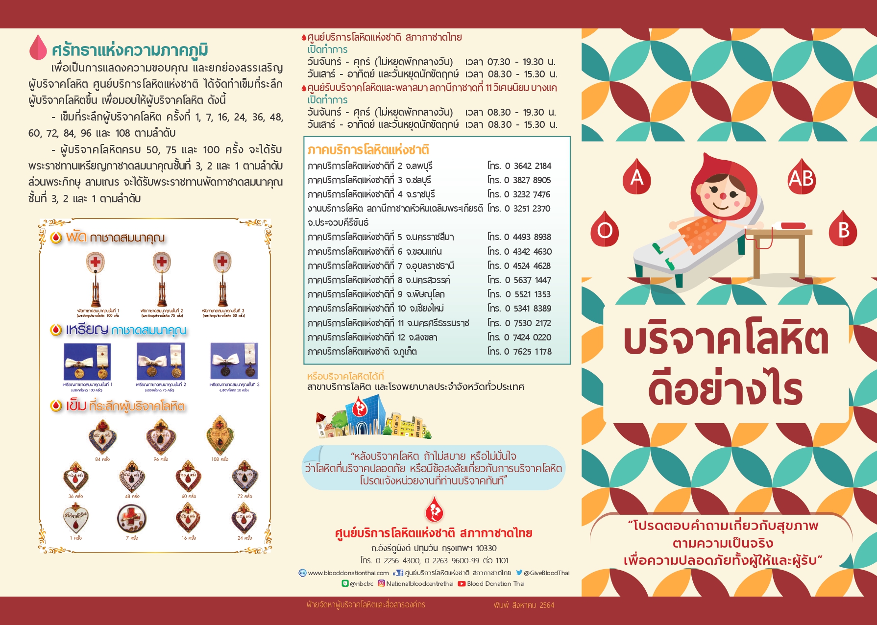 ประชาสัมพันธ์ บริจาคโลหิต ดีอย่างไร